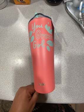 Zak Designs You Grow Girl Insulated Tumbler Size 30oz Pink